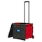 Bazic Products BAZIC Folding Cart on Wheels w/Lid Cover, 16 x 18 x 15in, Black/Red 2199 - alternate 5